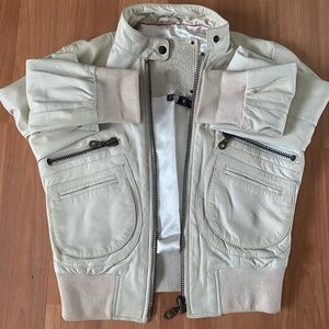 For Joseph Leather Bomber Jacket